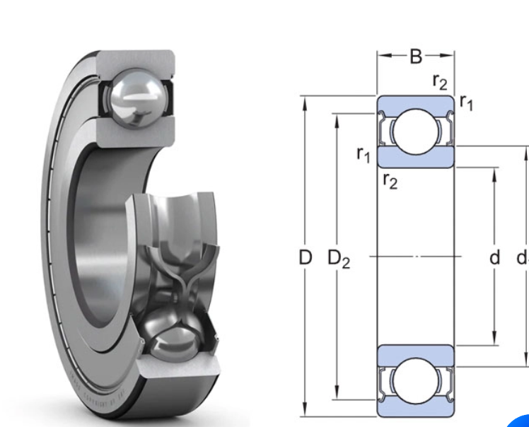 SKF 619/9-2Z  SKF